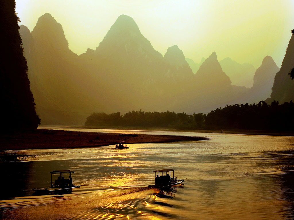 Живописная река Ли, фотография