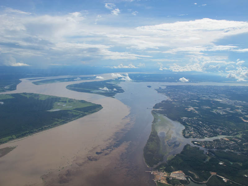 Реки Рио-Негро и Солимойнс, фотография