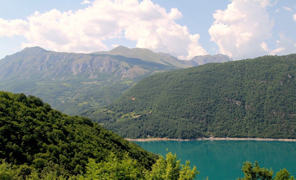 Каньон реки Пива в Черногории, фотография
