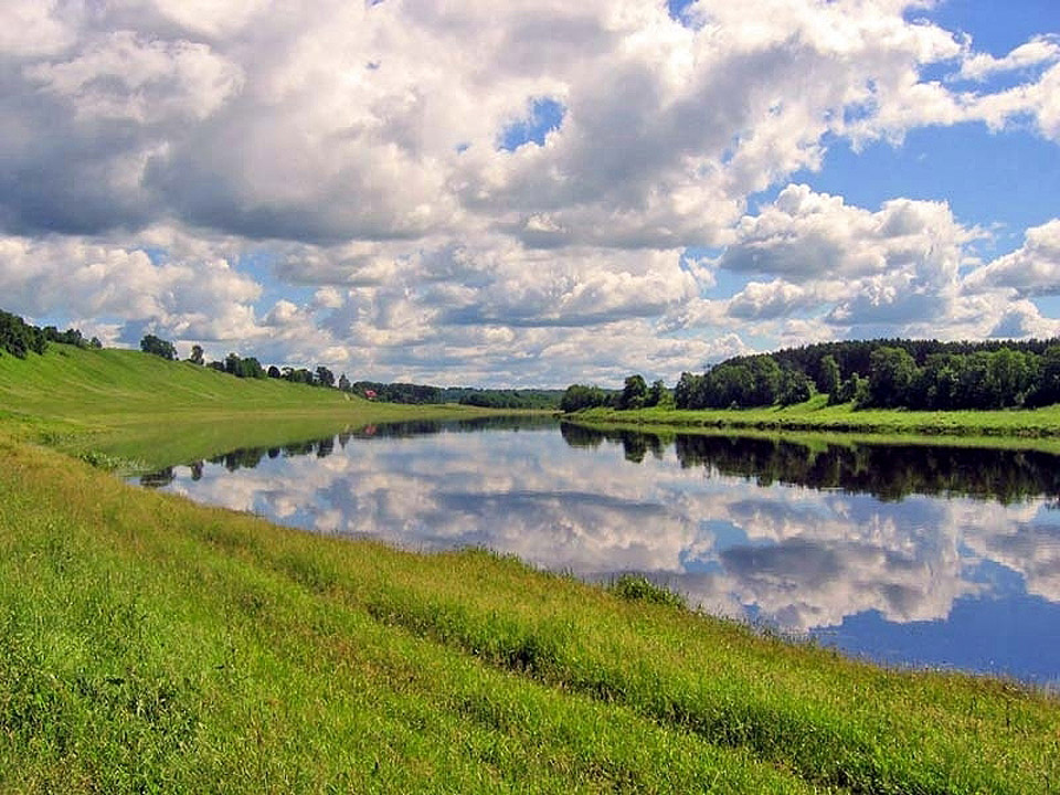 Река Волга, фотография