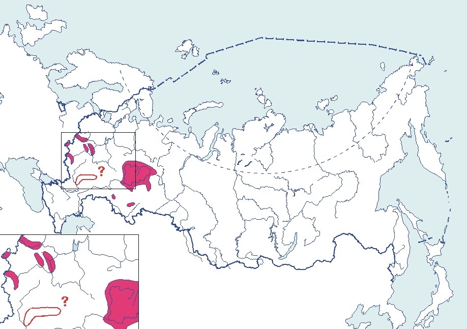 Быстрянка русская карта ареала