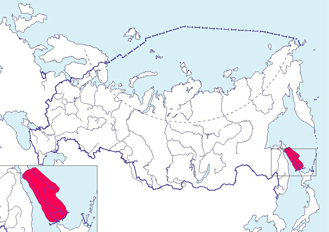 Таймень сахалинский карта ареала