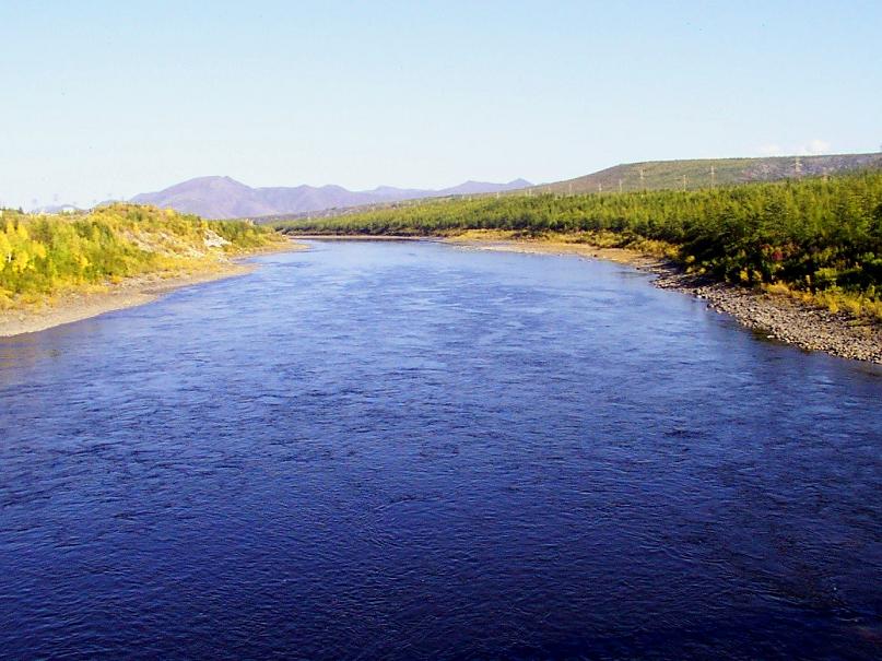 Фотография реки Колыма