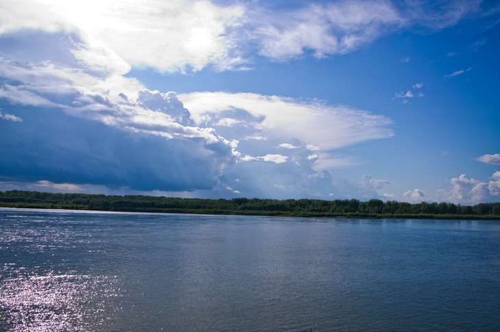 Фотография реки Обь