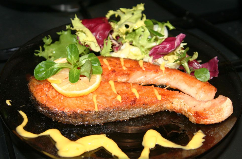 Фотография «Вкусных стейков из лосося»