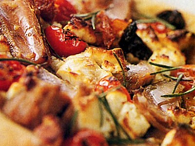 Фотография «Пиццы с тунцом и сыром Фета»