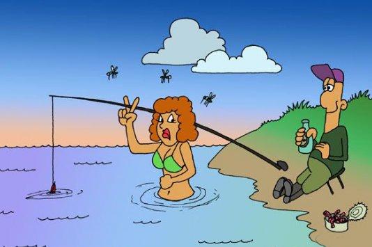 Рыболовный фотоприкол, прикольная картинка, рыболовный юмор